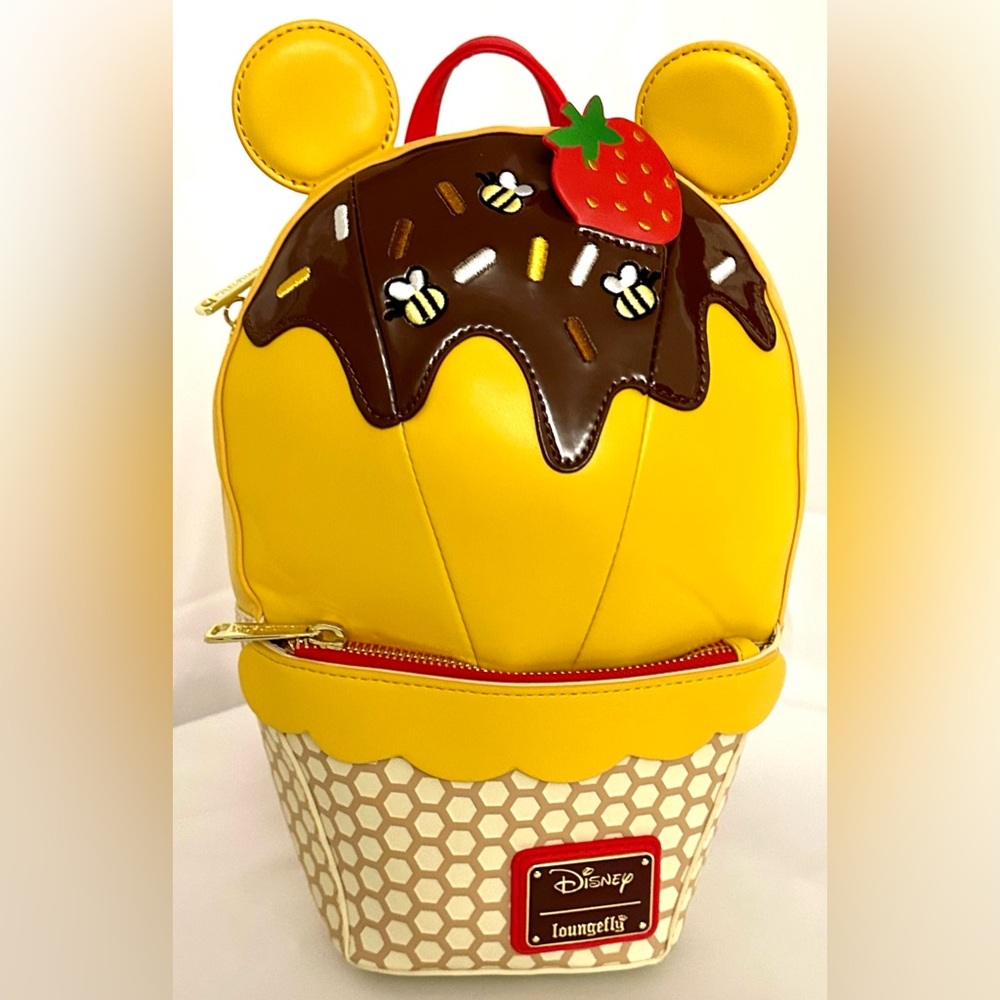 Loungefly Figural Mini Backpack - Disney Winnie the Pooh Ice Cream Cone